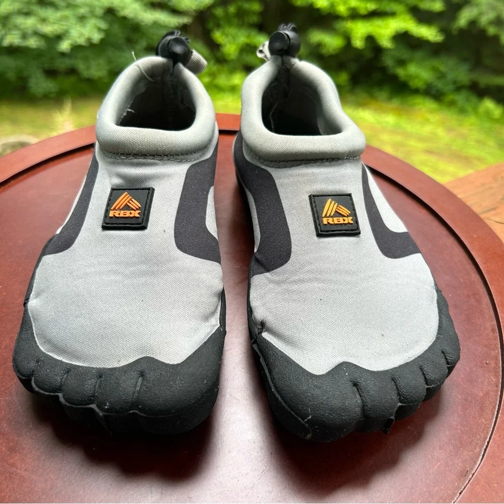 RBX Kids Water Shoes | Size 11/12 | Gray & Black | Pool, Creek & Beach Fun